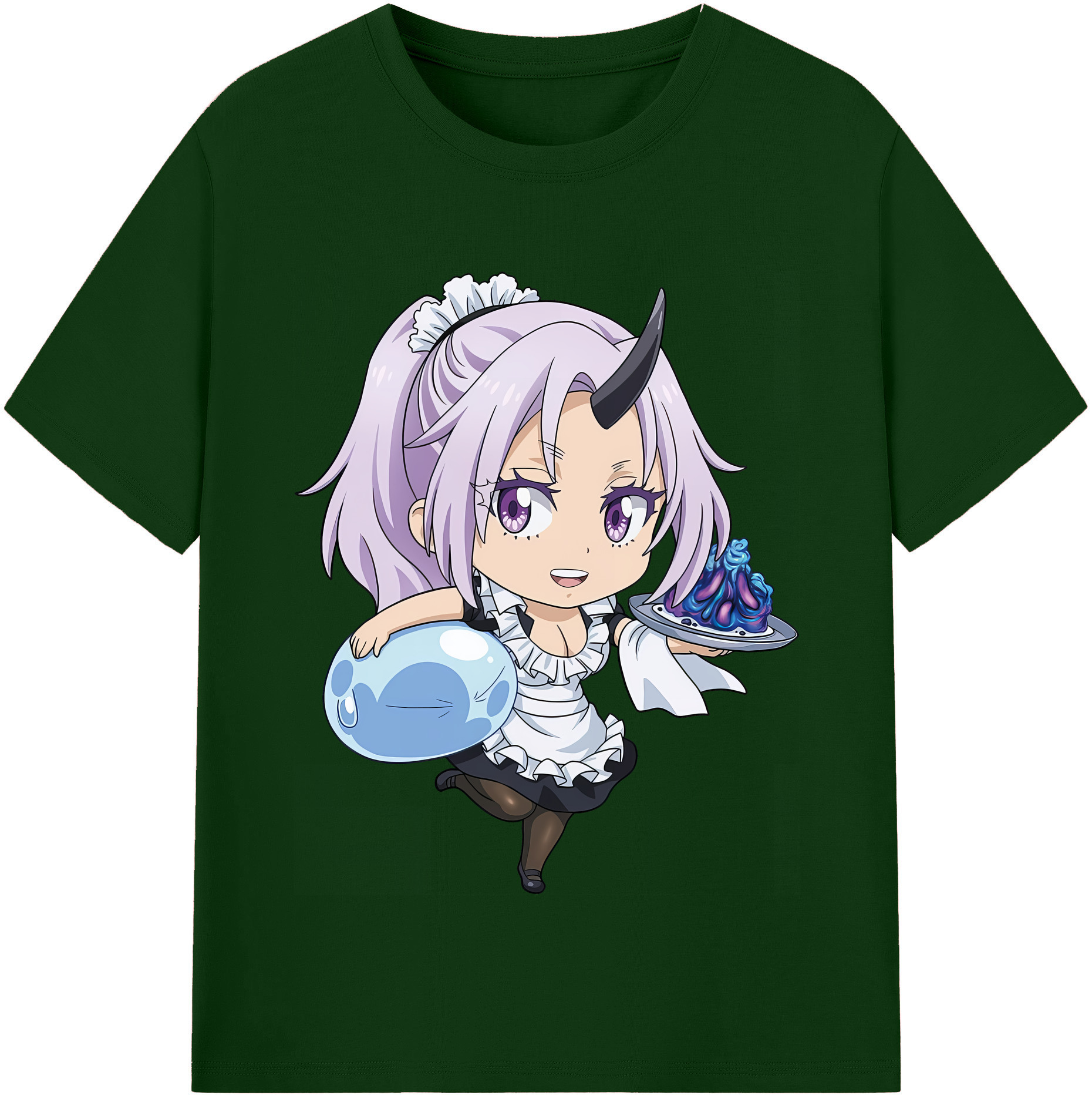 （画像用） 転スラ Regarding Reincarnated to Slime 綿100％半袖Tシャツ（フロントプリント）